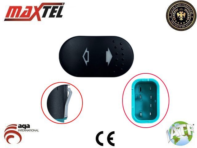 CAM KALDIRMA ANAHTARI TRANSIT V 184-V 347 6 PİN TE...