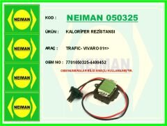 KALORİFER REZİSTANSI TRAFIC- VIVARO 01=>