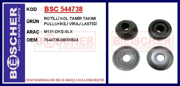 ROTİLLİ KOL TAMİR TAKIMI M131-DKŞ-SLX PULLU+İKİLİ ...