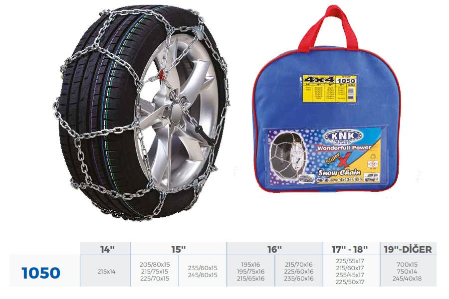 PATİNAJ ZİNCİRİ 4x4 JEEP - MİNİBÜS VE HAFİF TİC.AR...