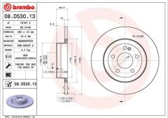 FREN DISKI ARKA MERCEDES C-CLASS W205 S205 C205 A2...