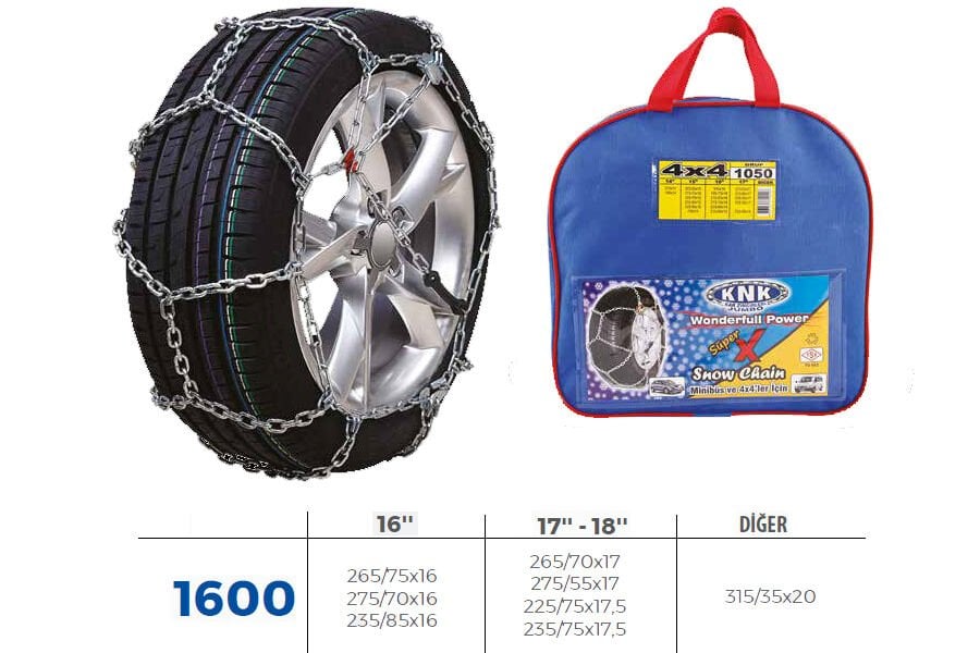 PATİNAJ ZİNCİRİ 4x4 JEEP - MİNİBÜS VE HAFİF TİC.AR...