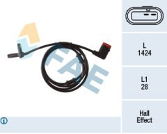 ABS SENSORU ARKA MERCEDES W211 S211 C219