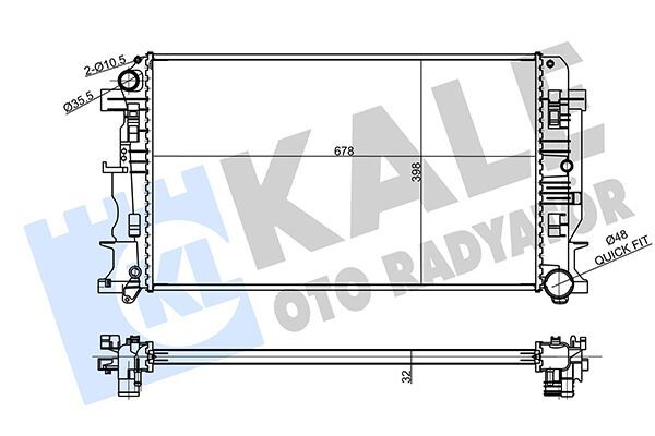 MOTOR SU RADYATORU MERCEDES SPRINTER B906 . VW CRA...