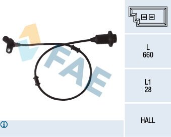 ABS SENSORU ARKA SAG MERCEDES S-CLASS W220 C215