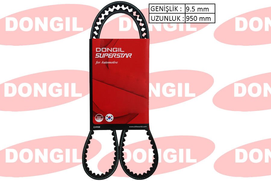 (950x9.5) V-KAYIŞI TIRTILLI 10x950 AUDI- OPEL AST...