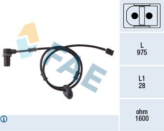 ABS SENSORU ARKA SOL MERCEDES E-CLASS W210 S210