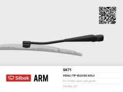 SİLECEK KOLU 700MM MERCEDES KAMYON BUYUK DELIKLI