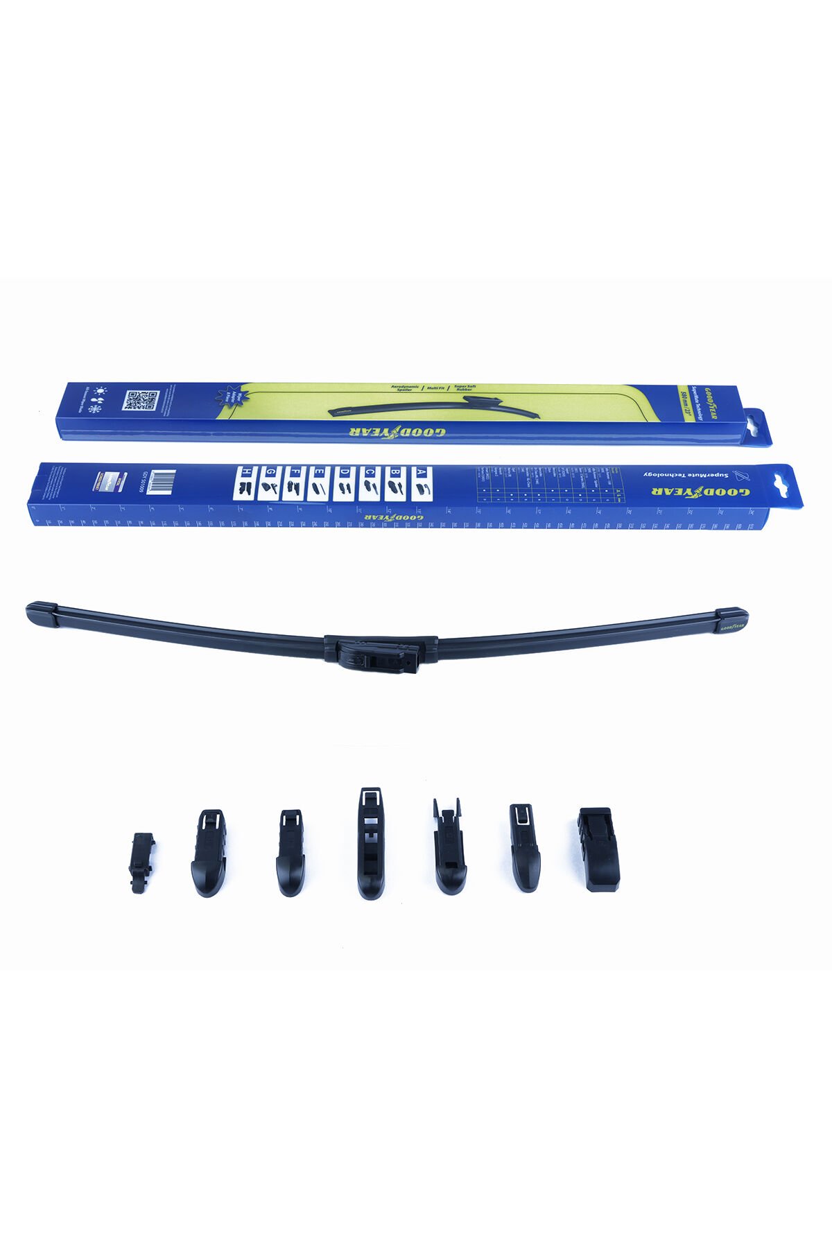 SİLECEK SÜPÜRGESİ ÖN 580MM (ADET) MUZ TİPİ UNİVERSAL 8 APARATLI BRERA-E60-XF-A-CLASS [169]-MERIVA-CAYMAN-BANGOO-FORTWO BM