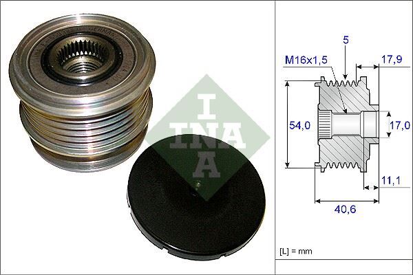 ALTERNATÖR GERGİ KASNAĞI FORD MONDEO IV 2.5-SMAX 0...