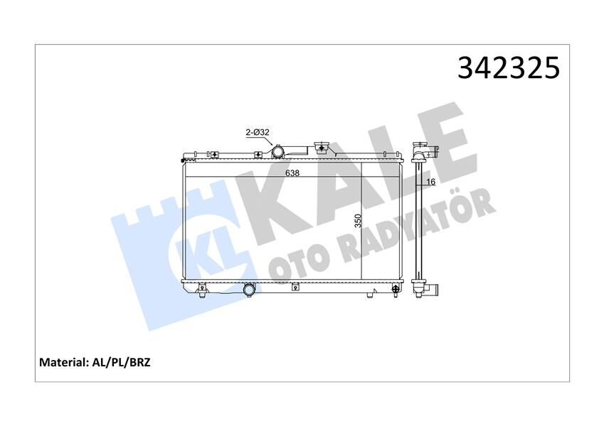 RADYATÖR TOYOTA COROLLA ( AE101 ) (AL-PL-BRZ) 1.3 ...