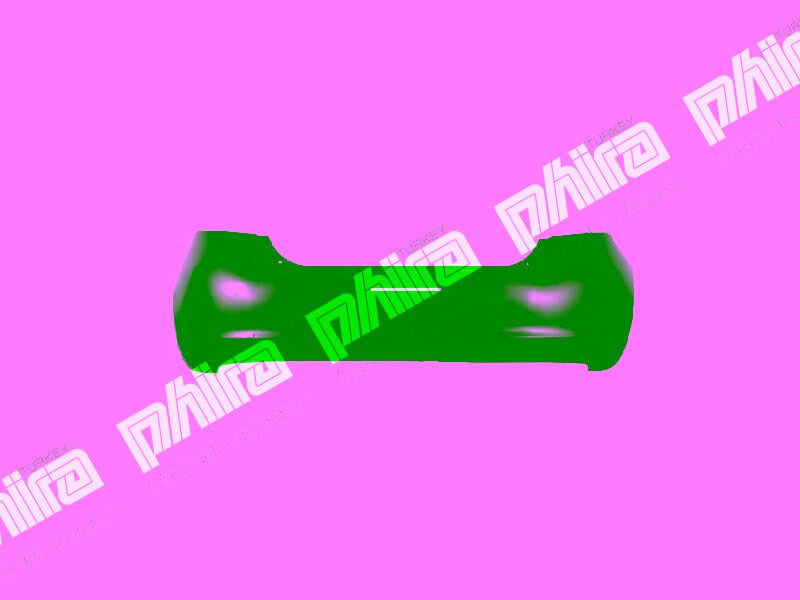 TAMPON ARKA ASTARLI TOYOTA YARIS II 2006-2008