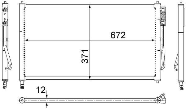 KLIMA RADYATORU FOCUS I 98-04