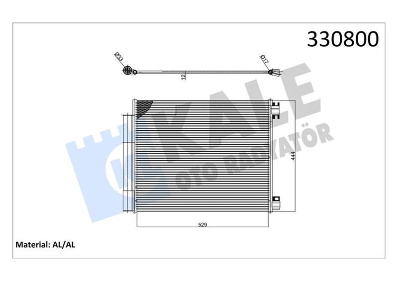KLİMA RADYATÖRÜ (KONDENSERİ) RENAULT MEGANE IV 15&...