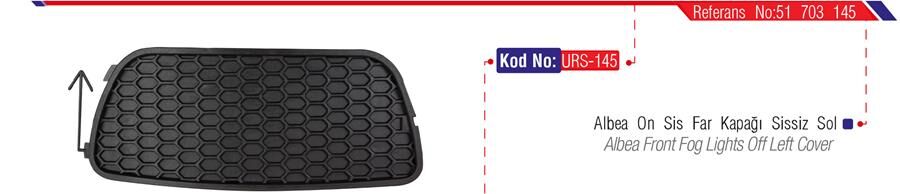 SİS FAR ÇERÇEVESİ (KAPAĞI) SİSSİZ SOL ALBEA 05=>...
