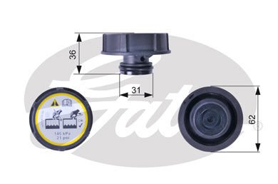 RADYATOR YEDEK SU DEPO KAPAGI FOCUS FIESTA C-MAX MONDEO CONNECT TRANSIT V-347 V-362 V-363 RANGER B-MAX KUGA S40 S60 MAZDA III FREELANDER II 02-