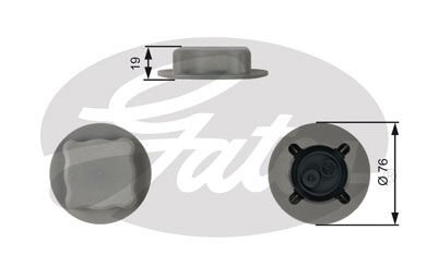 RADYATOR YEDEK SU DEPO KAPAGI VOLVO C70 I S40 I S60 I S70 S80 I S90 V40 I V70 I V70 II V90 95-