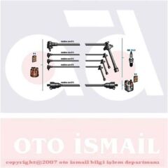 BUJİ KABLO TK CORONA 171 KASA 5SFE 2.0 (90-96)