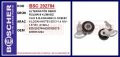 ALTERNATÖR GERGİ RULMANI KLİMASIZ CLIO II-III-KNG-...