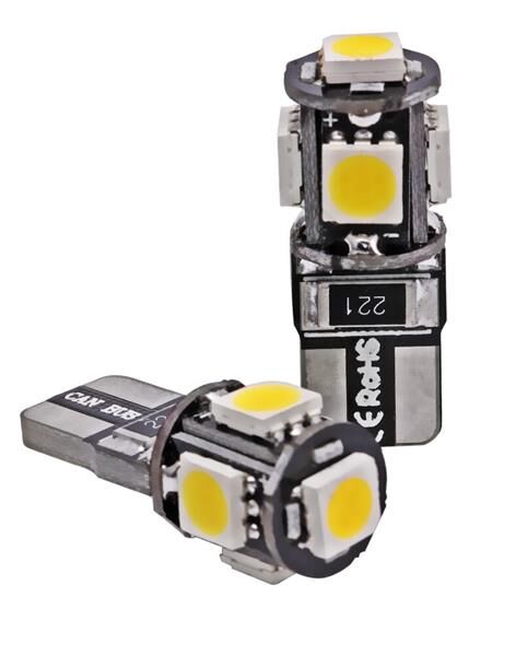 LED AMPÜL 12V.5 Lİ SMD 5050 CANBUS ÇAKAR B.DİPSİZ