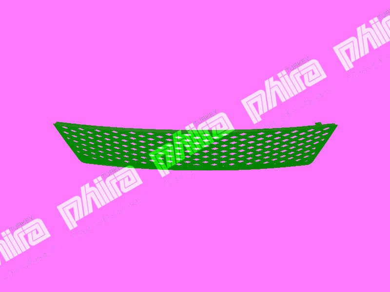 TAMPON IZGARASI ÖN ORTA SİYAH FORD FIESTA V 2004-2...