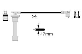 BUJİ KABLO TK HONDA CIVIC 1.4İ 16V (96-99) DOHC V ...