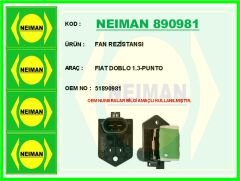FAN REZİSTANSI FIAT DOBLO 1.3-PUNTO