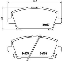 FREN BALATASI ON CIVIC HATBACK 06-11 / CIVIC SEDAN 12-