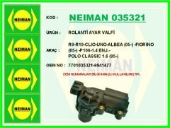 ROLANTİ AYAR VALFİ R9-R19-CLIO-UNO-ALBEA (05-) -FI...
