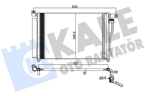 KLİMA KONDENSERİ ACCENT-ACCENT III ERA 06> (AL/...