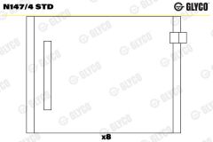 EKSANTRIK YATAGI POLO-CORDOBA-FABIA AMF-BNV-BNM 1,4 TDI 01-10     77916600 (3 SILINDIR)
