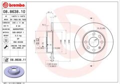 ÖN FREN AYNASI CORSA C 1.0-1.2 16V (01>11) (24...