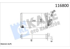 KALORİFER RADYATÖRÜ TMPR 1.6-2.0 MUSLUKSUZ (2 SIR...