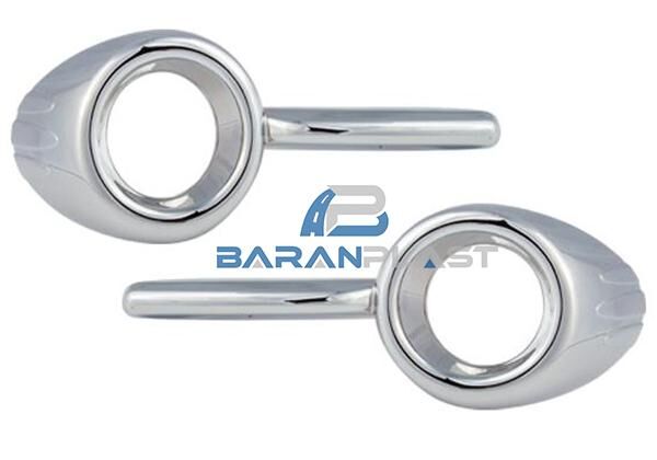 SIS FARI ÇERÇEVESI (KROM) FIAT DOBLO 10=>