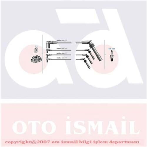 BUJİ KABLOSU TAKIMI OPEL CORSA B-COMBO B (93>00...