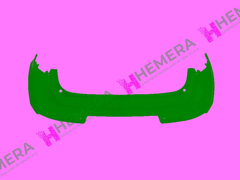 TAMPON ARKA ASTARSIZ 4 SENSÖR DELİKLİ RENAULT MEG...