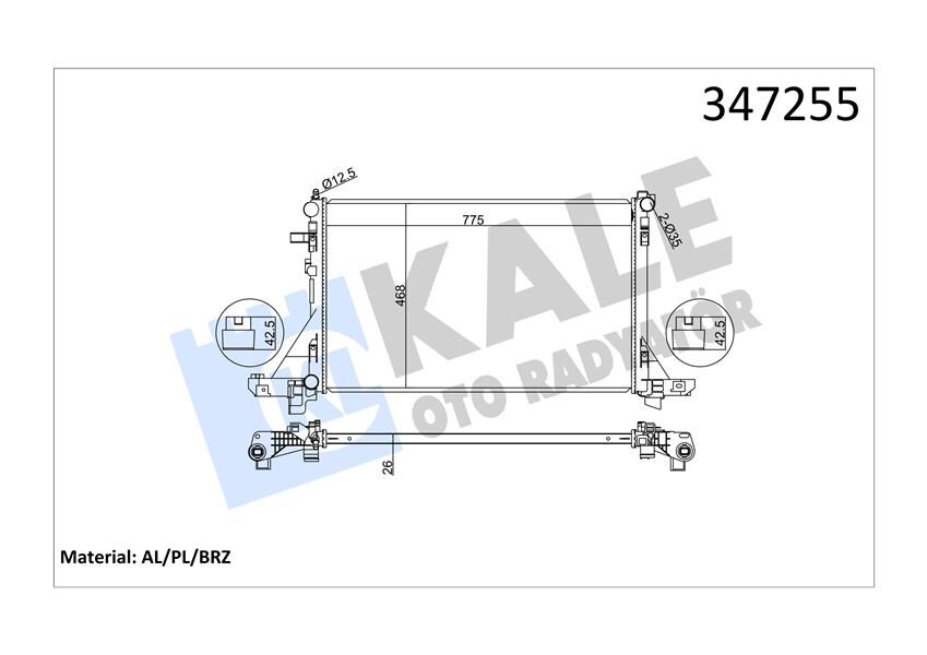 RADYATÖR MASTER III-MOVANO B 2.3DCI-CDTI 10=> (...