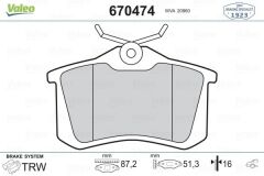 ARKA BALATA FLUENCE-MEGANE II-III-P207-P308-P307-P...