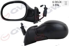 DIŞ DİKİZ AYNASI SOL C3 02> ELEKTRİKLİ+ISITMALI...
