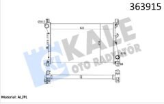 MOTOR SU RADYATÖRÜ FIAT EGEA 15> 1.3D MTJ 1.4 ...