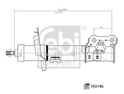 AMORTİSÖR ÖN SOL FORD COURIER-FIESTA-BMAX 13> ...