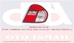 STOP LAMBASI DUYSUZ SAĞ CLIO 02=>BEYAZ SİNYALLİ