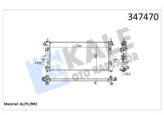 SU RADYATÖRÜ FIAT DUCATO 2.3D 06=> (MT) (BRAZIN...
