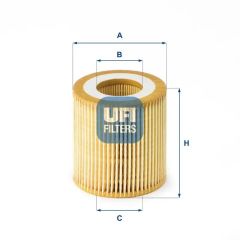 RANGER (P375)/BT50 2,2-3,2 D UFI YAĞ FİLTRESİ  U2Y0-14-302