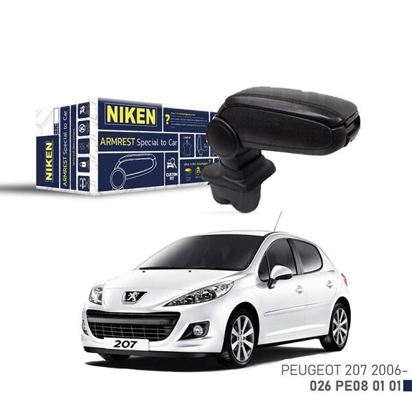 ARACA ÖZEL KOL DAYAMA SİYAH PEUGEOT 207 06=>