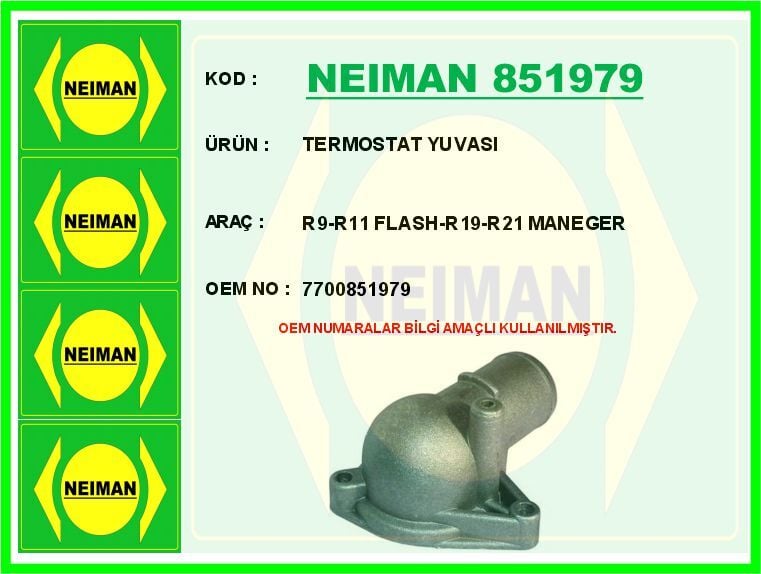 TERMOSTAT YUVASI R9-R11 FLASH-R19-R21 MANEGER