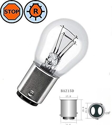 1016 ÇAPRAZ S25 BAZ15D 12V. 21/4W.