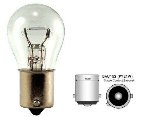 93 ÇAPRAZ S25 BAU15S 12V. 21W.