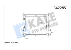 RADYATÖR BRAZİNG ACCENT BLUE 1.4İ-1.6İ- İ20 1.4İ ...
