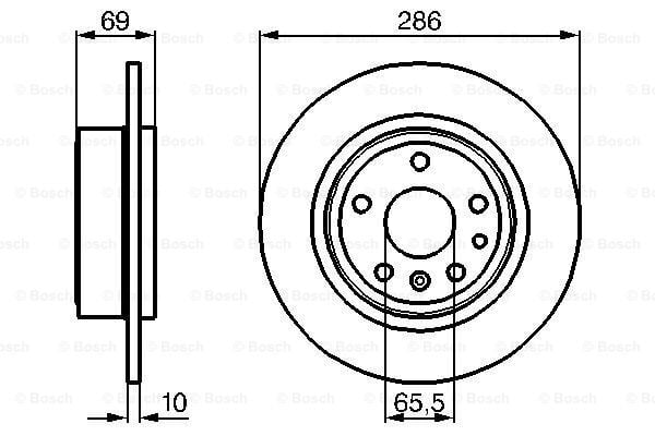 FREN DİSKİ ARKA SAAB 9-3 93-